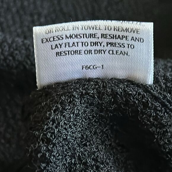 Eileen Fisher S 100% wool open front cardigan black great pre owned condition - Picture 9 of 10